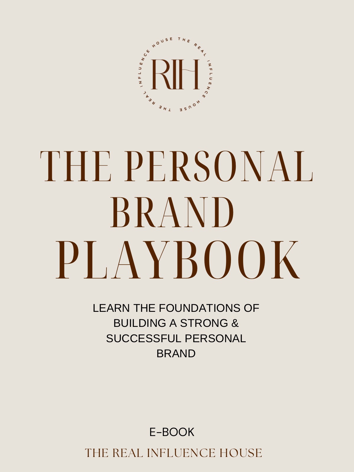 The Personal Brand Playbook